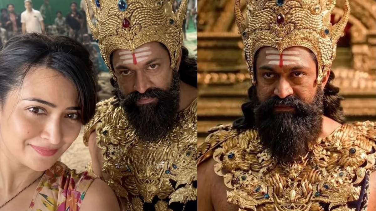 Radhika Pandit Clicks Adorable Selfie With Rocking Star Yash in His Fierce Ravana Look