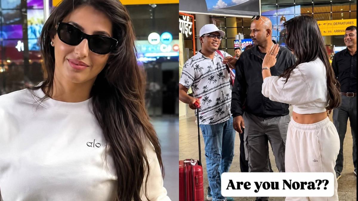 Nora Fatehi's Unexpected Airport Encounter Goes Viral After Fan Walks Away Without a Selfie
