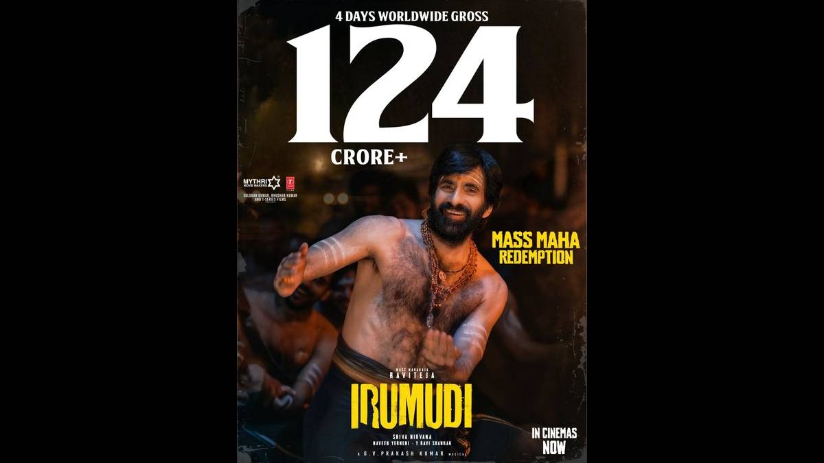 Irumudi Roars at the Box Office: Ravi Teja Starrer Races Past ₹124 Crore Worldwide in Four Days