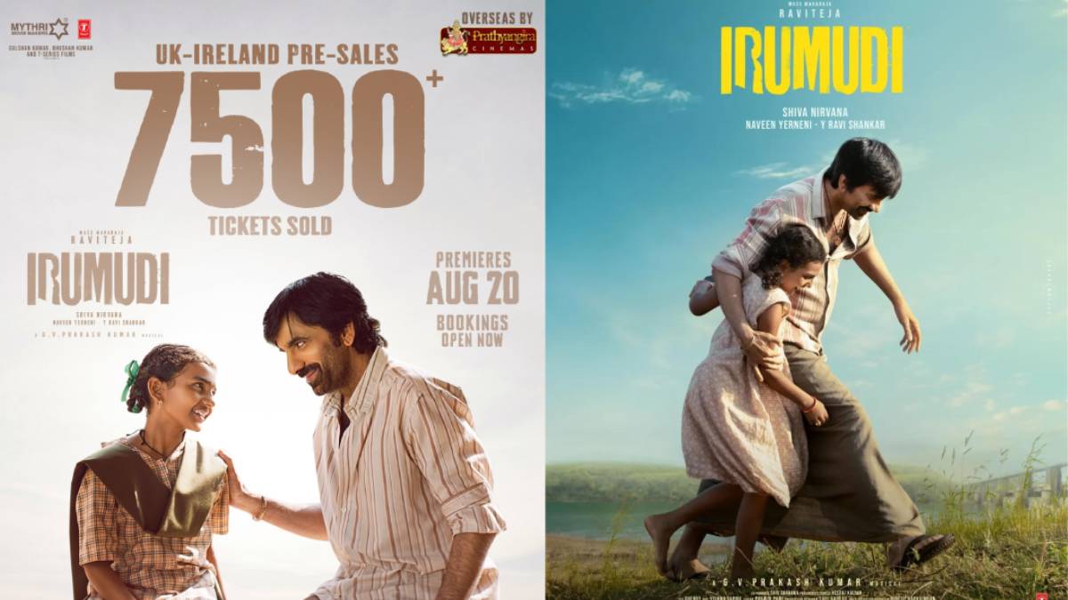 Ravi Teja’s Irumudi Creates Strong Overseas Buzz as Pre-Sales Begin on a High Note