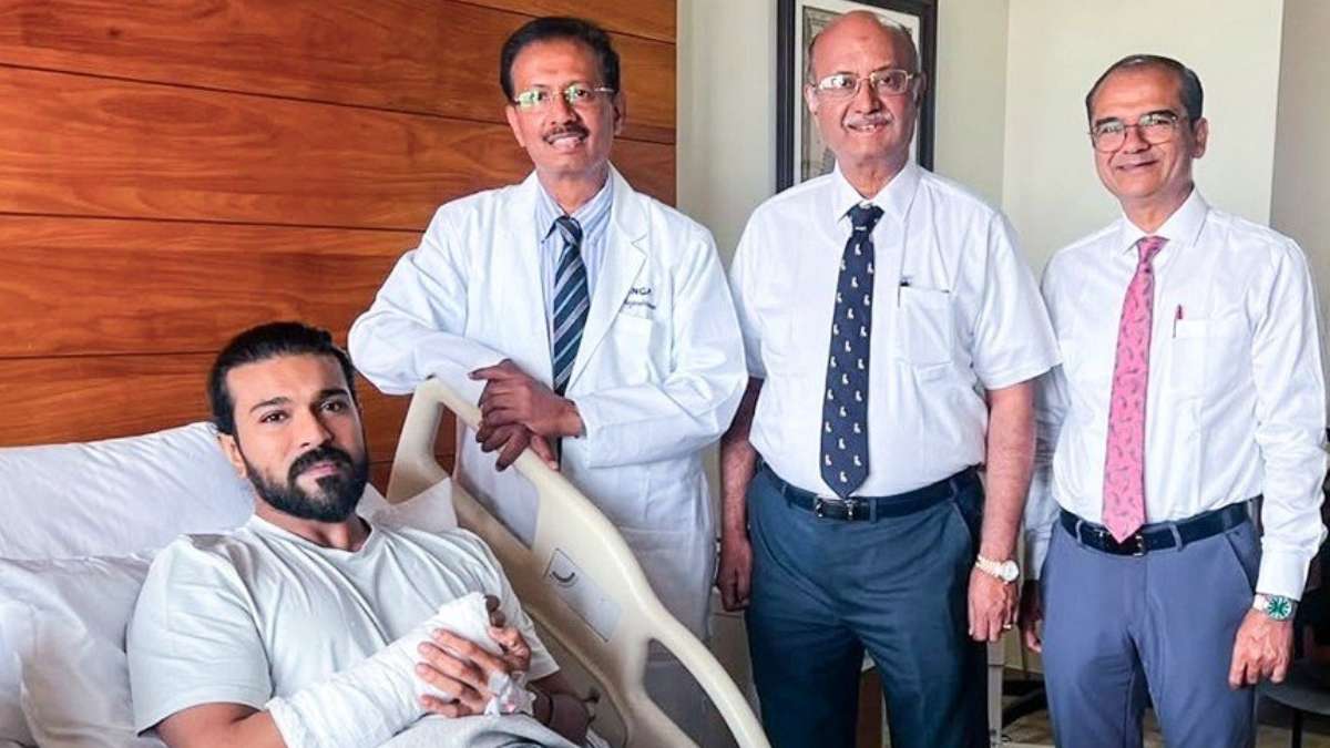 Ram Charan hand surgery