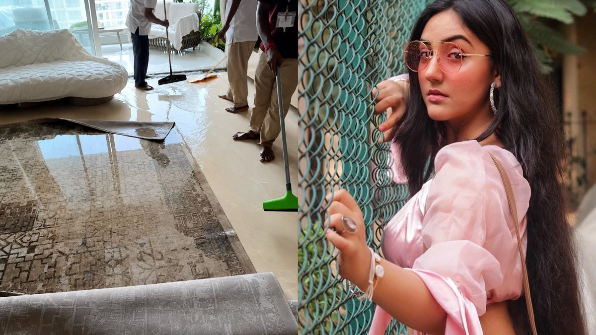 Ashnoor Kaur Mumbai flat Rain Water Issue