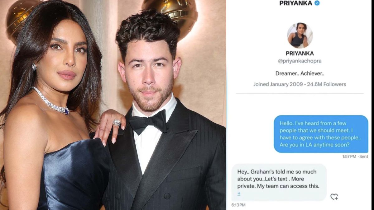 Nick Jonas Reveals the First X (Twitter) DM He Sent to Priyanka Chopra