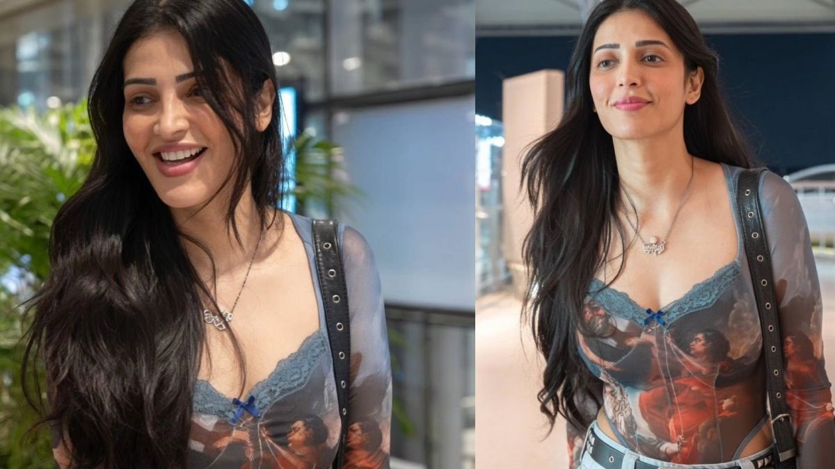 Shruti Haasan airport look