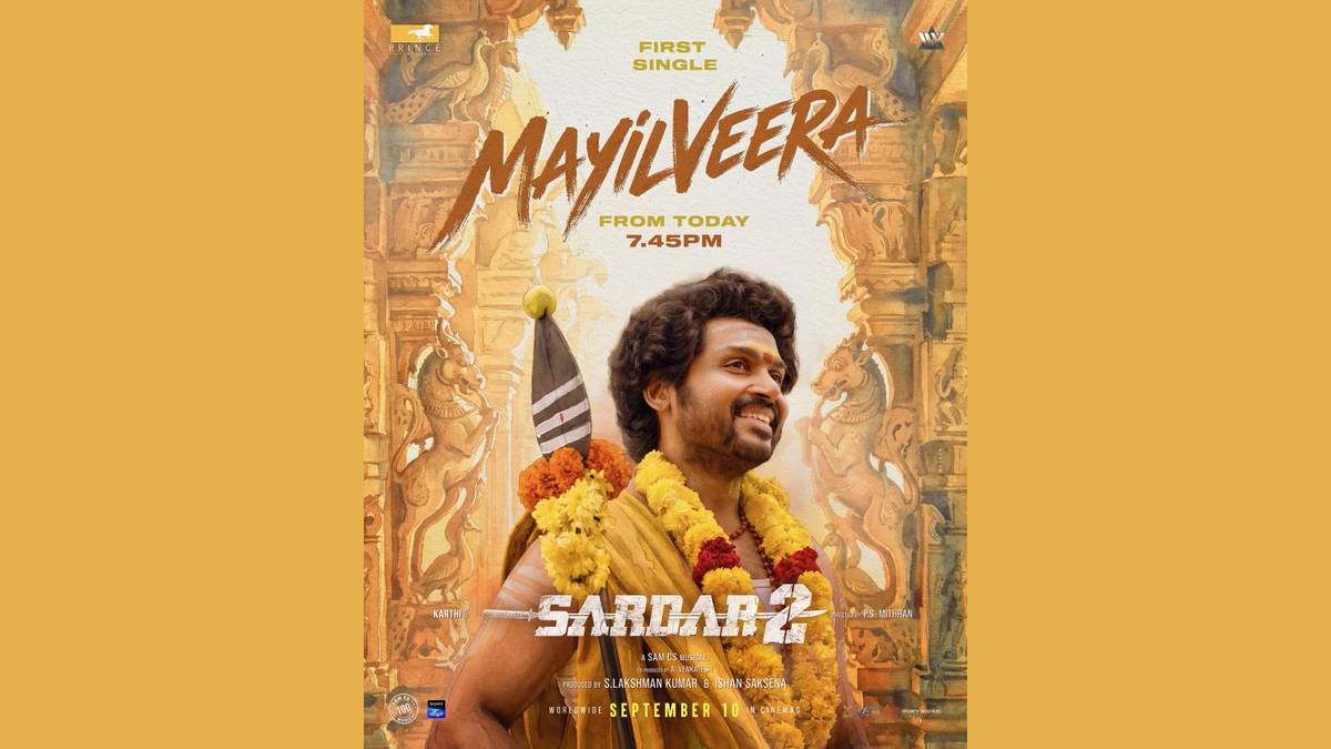 Sardar 2: Mayil Veera First Single to Release Today at 7:45 PM