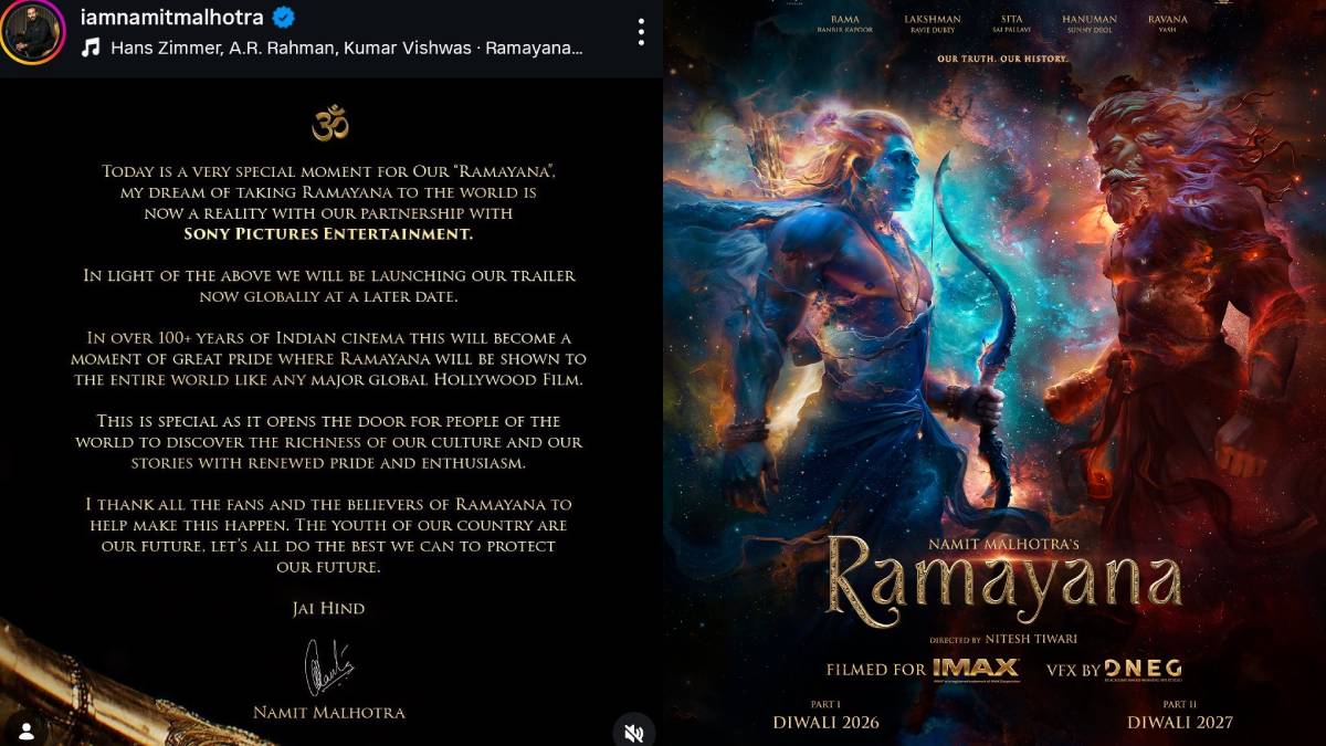 Ramayana Signs Global Distribution Deal with Sony Pictures Ahead of Worldwide Release