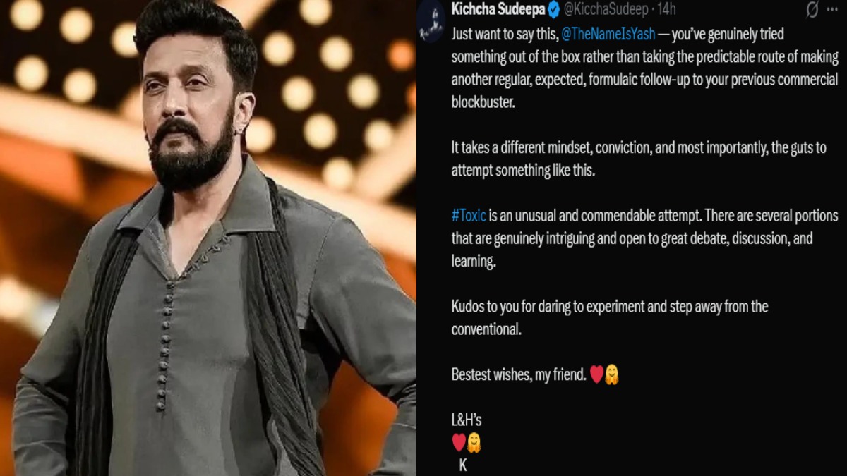 Kiccha Sudeep Praises Yash’s Toxic: Kannada Superstar Impressed by the Ambitious Action Entertainer
