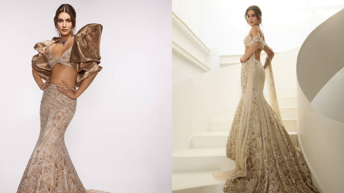 Kriti Sanon Turns Bride in Stunning Solar-Themed Bridal Look
