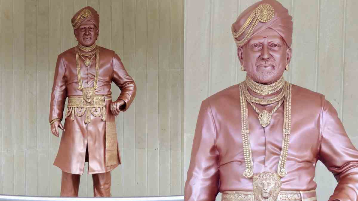 Dr. Vishnuvardhan Statue at Mysuru Memorial Receives New Look
