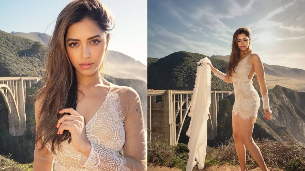Mamta Mohandas Stuns in Chic White Lace Dress