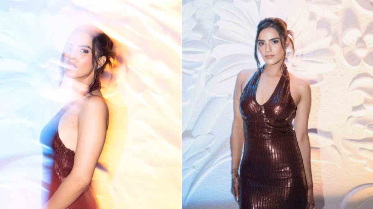 Kavya Thapar Turns Heads in Stunning Copper Sequin Gown Amid Wait for Her Next Big Release