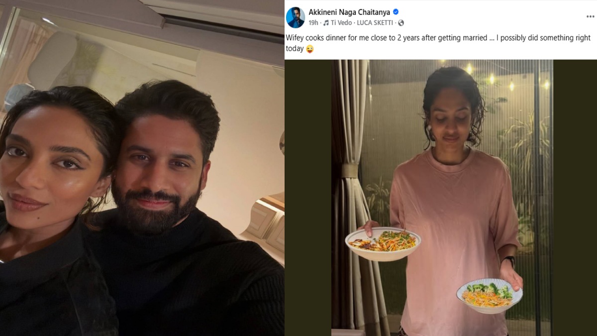 Trolling or Praising? Sobhita Dhulipala Reacts to Naga Chaitanya’s Viral Post About Her Cooking Skills