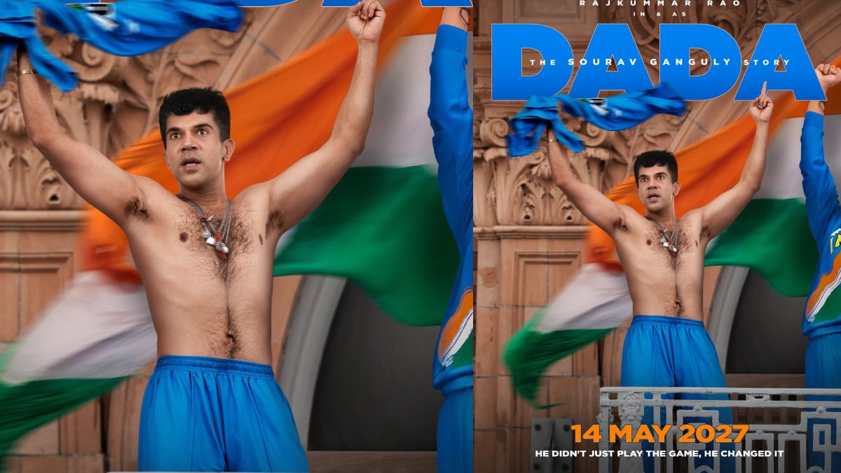 Rajkummar Rao's First Look as Sourav Ganguly Unveiled