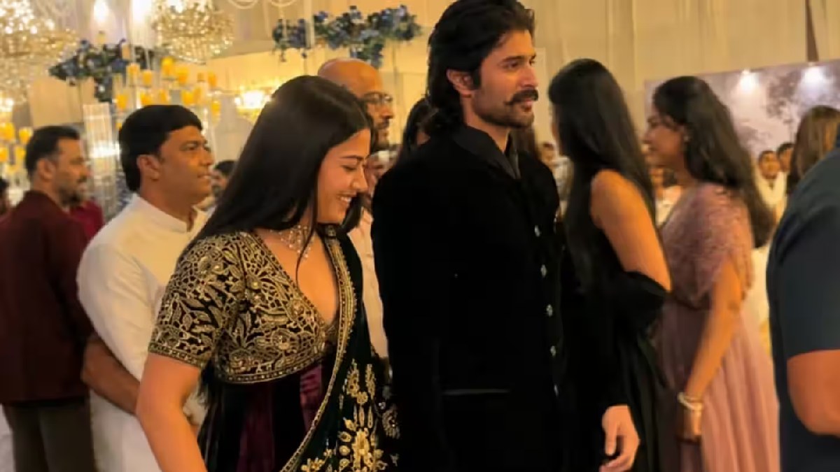 Rashmika Mandanna Makes First Public Appearance After Hip Surgery With Vijay Deverakonda in Hyderabad