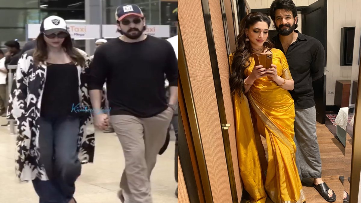 Akhil Akkineni Returns to Hyderabad After Goa