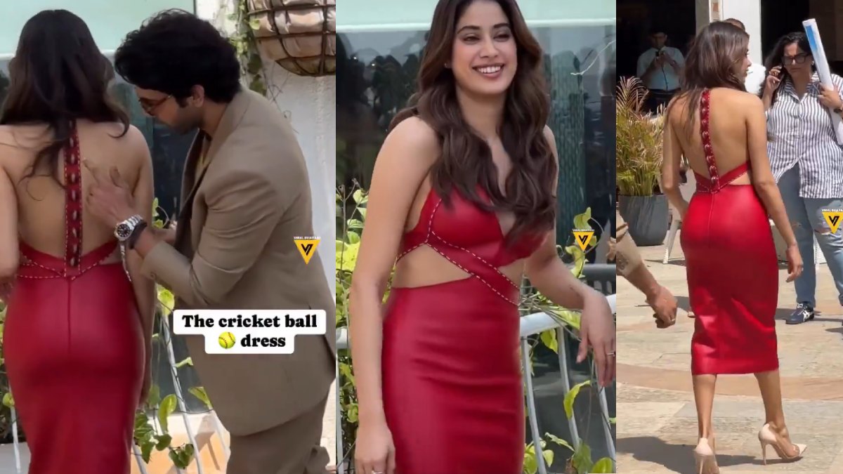How Many Cricket Balls Are Hidden in Jahnavi’s Dress? Actress’ Unique Look Leaves Fans Guessing