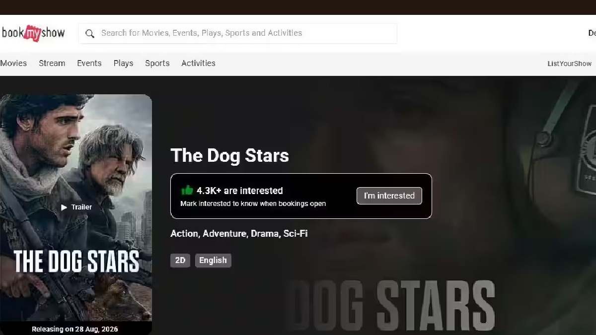The Dog Stars India Release Shock: Jacob Elordi’s Film Shows No Bookings Ahead of August 28