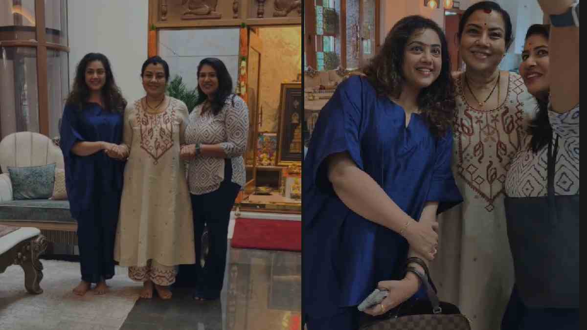 Meena and Sanghavi Visit Veteran Actress Tara's New Home in Bengaluru