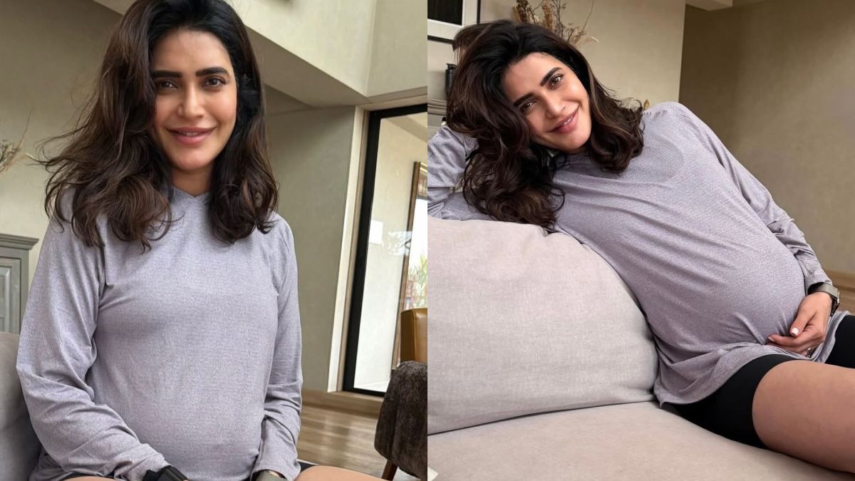 Mom‑to‑Be Karishma Tanna Radiates Happiness with Baby Bump Glow