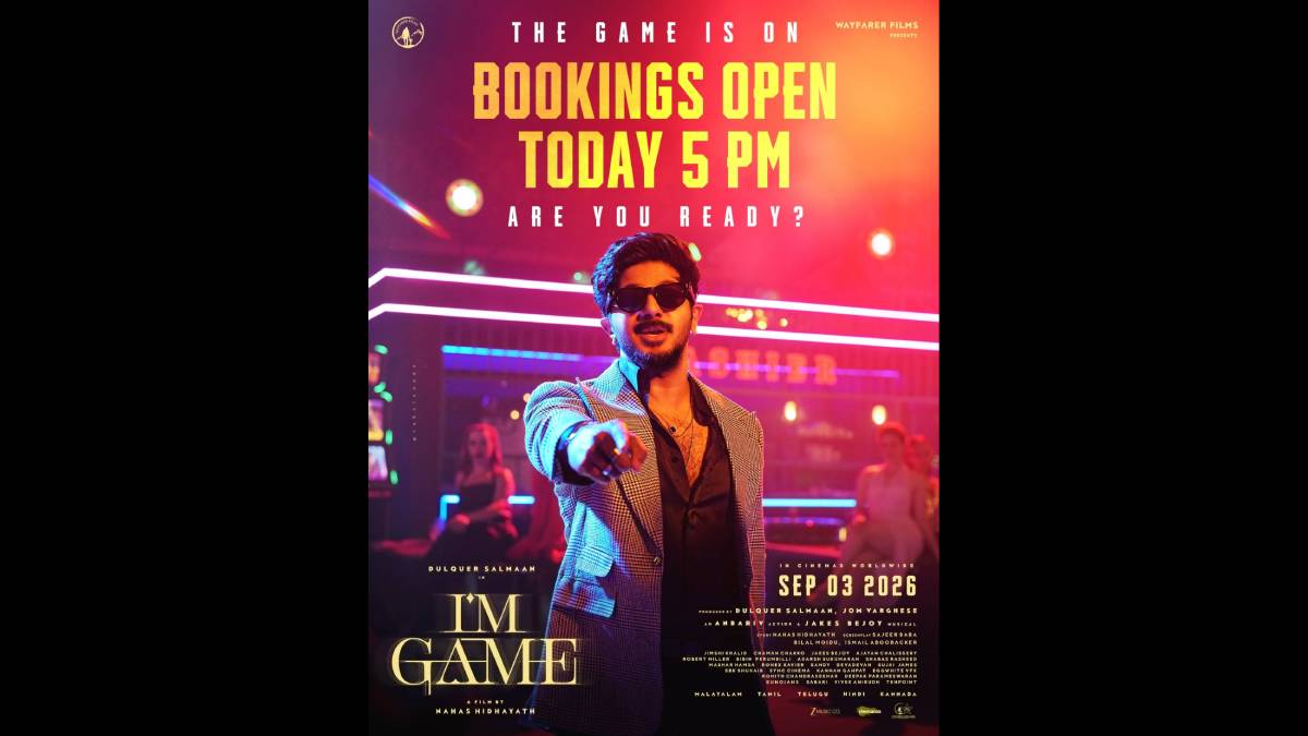 I’m Game Advance Booking Opens Today at 5 PM | Dulquer Salmaan