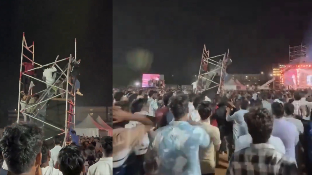 Toxic Pre-Release Event in Hyderabad: Sound System Collapses, Two Injured and Girl Falls Unconscious