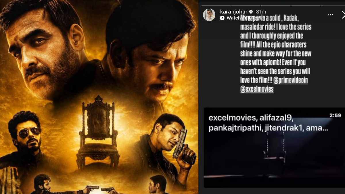 Karan Johar praises Mirzapur movie