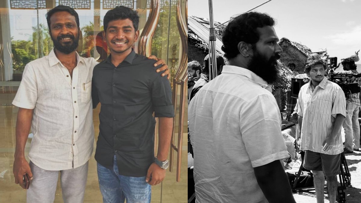 Ken Karunaas Shares Vetri Maaran Birthday Pic From Rajan Bagaiyara Sets