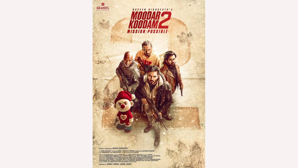 Naveen, Sendrayan and Oviya Return for ‘Moodar Koodam 2: Mission Possible’; First Look Out