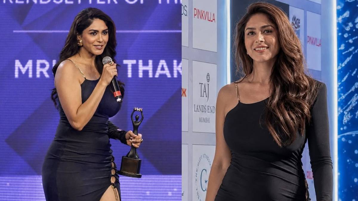 Mrunal Thakur Stuns in Elegant Black Gown, Sets New Fashion Goals