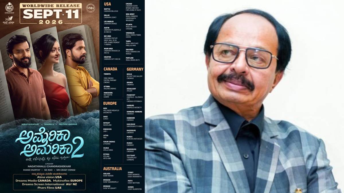 America America 2 Release Sept 11: Nagathihalli Chandrashekara’s Message