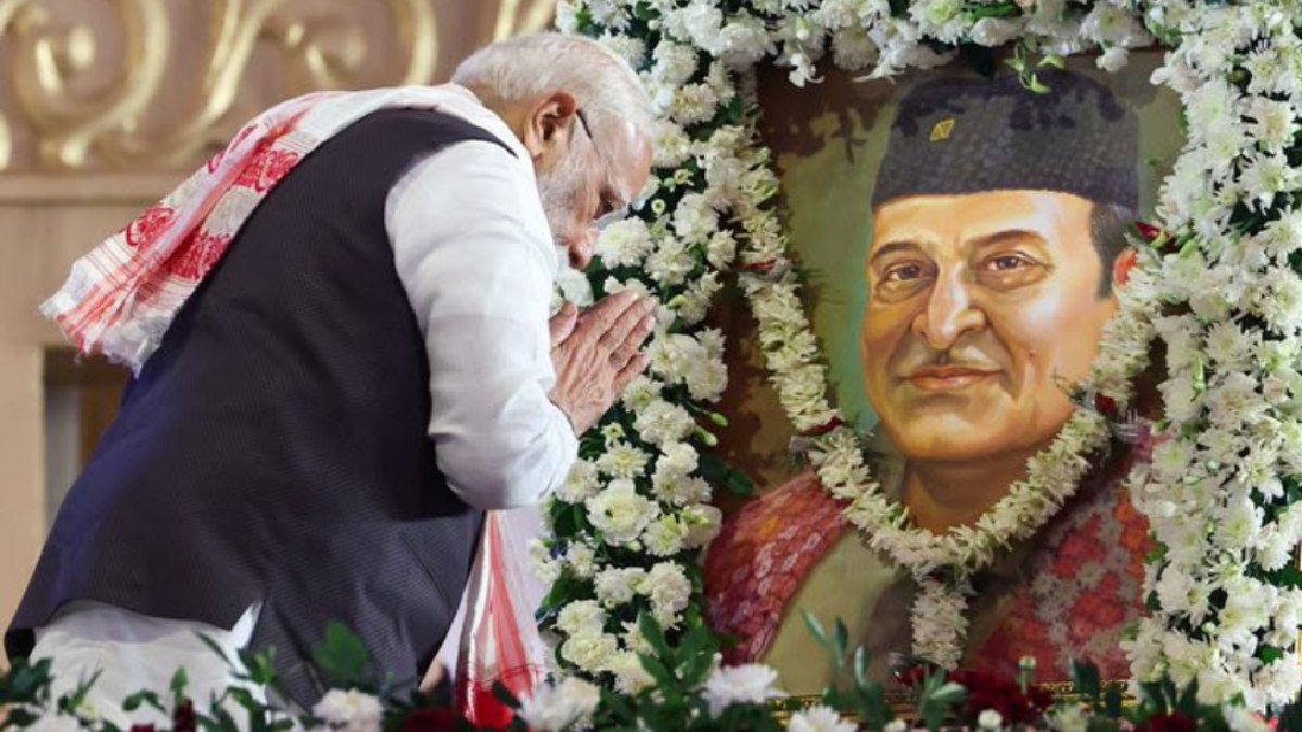 PM Modi Pays Tribute to Bhupen Hazarika