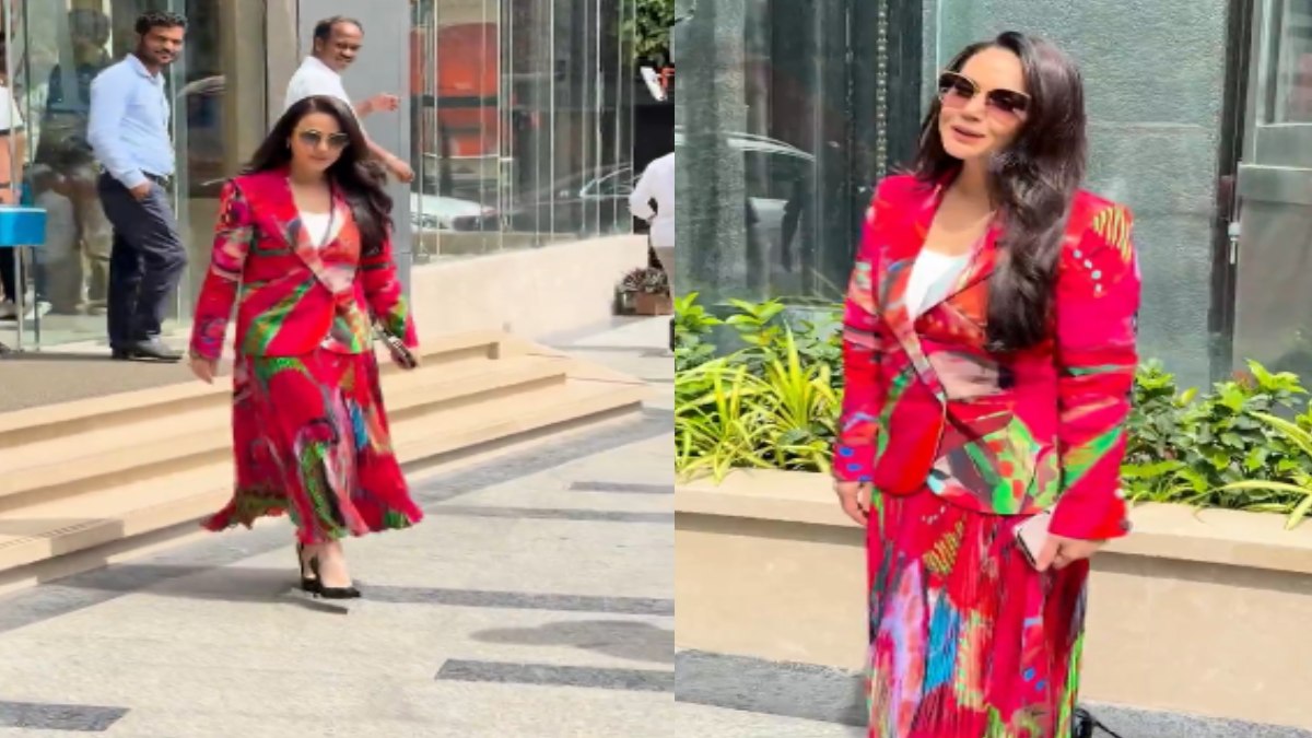 Preity Zinta grabs attention with her radiant smile