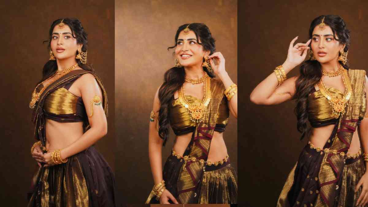 Rashi Singh Turns Heads In A Stunning Gold Goddess Look