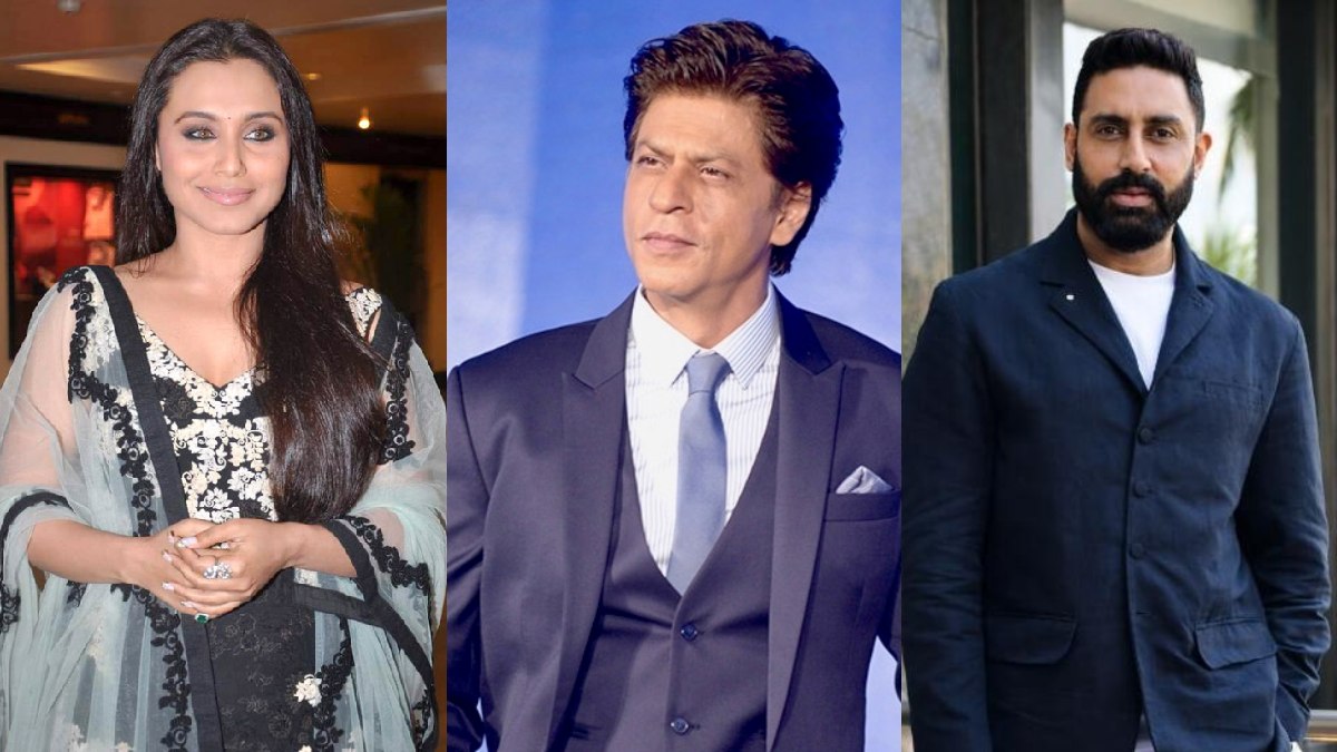Rani Mukerji, Abhishek Bachchan and Shah Rukh Khan