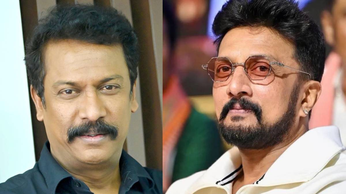 Kiccha Sudeep Announces School Bus Voices With Samuthirakani