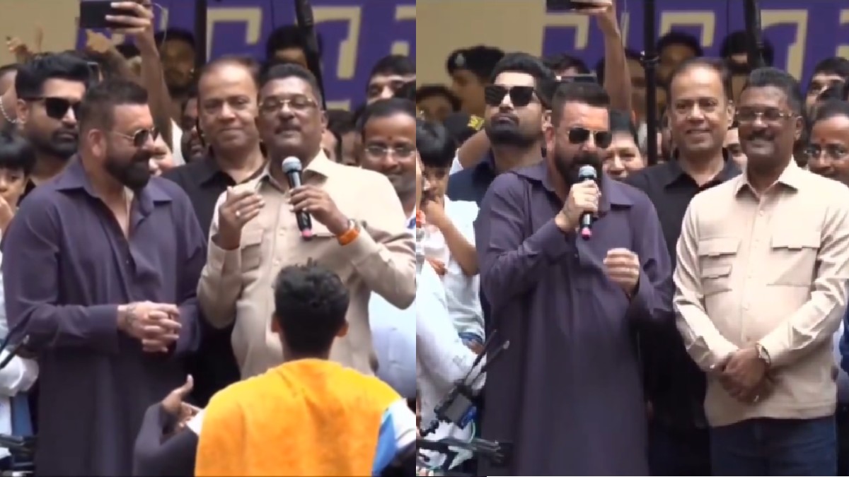 Sanjay Dutt’s Funny Marathi Reply at Thane Dahi Handi Event
