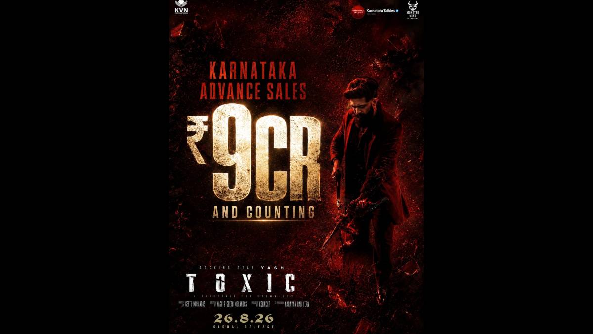 Toxic Creates Massive Pre-Release Buzz in Karnataka, Advance Sales Cross ₹9.2 Crore