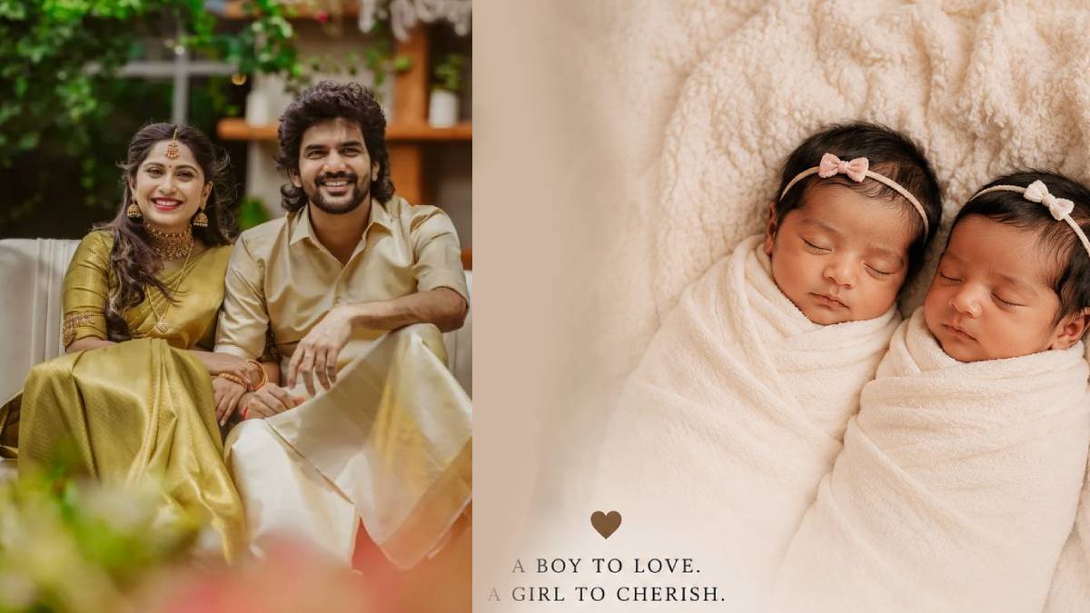 Kavin and wife Monicka Baby