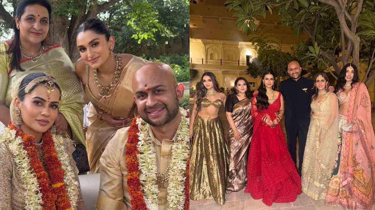 Kannada Actress Sharmiela Mandre Marries Producer Sudhan Sundaram in a Grand Jaipur Wedding
